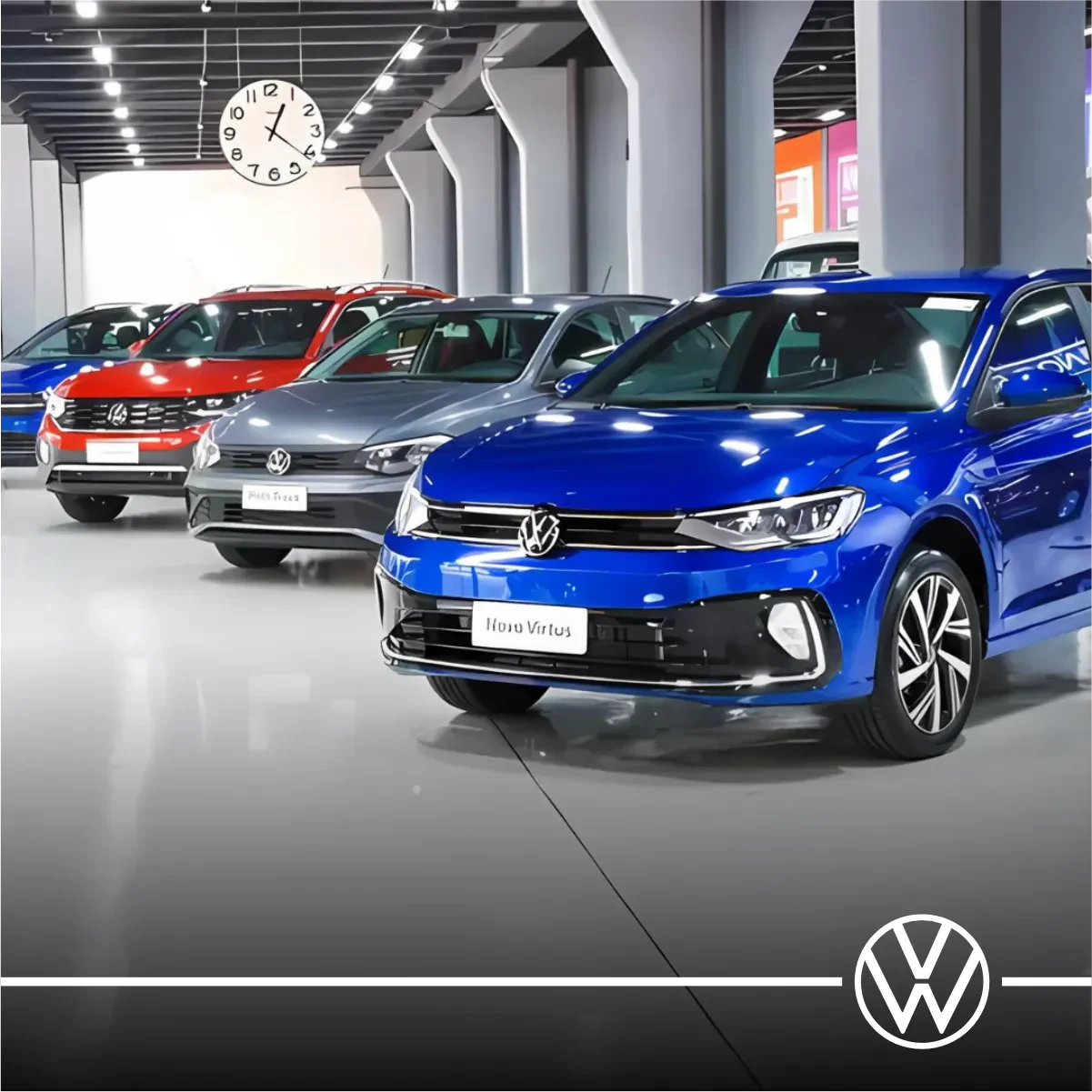 Linha Volkswagen destinada ao atendimento de venda direta para frotistas