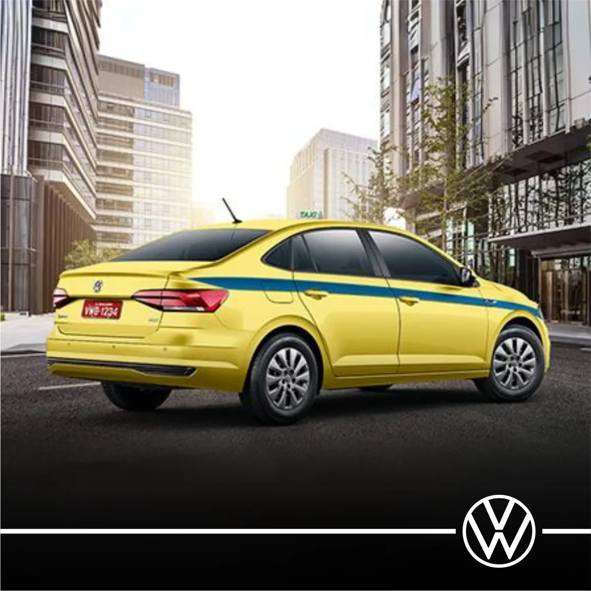 Volkswagen destinado ao atendimento de venda direta para taxista